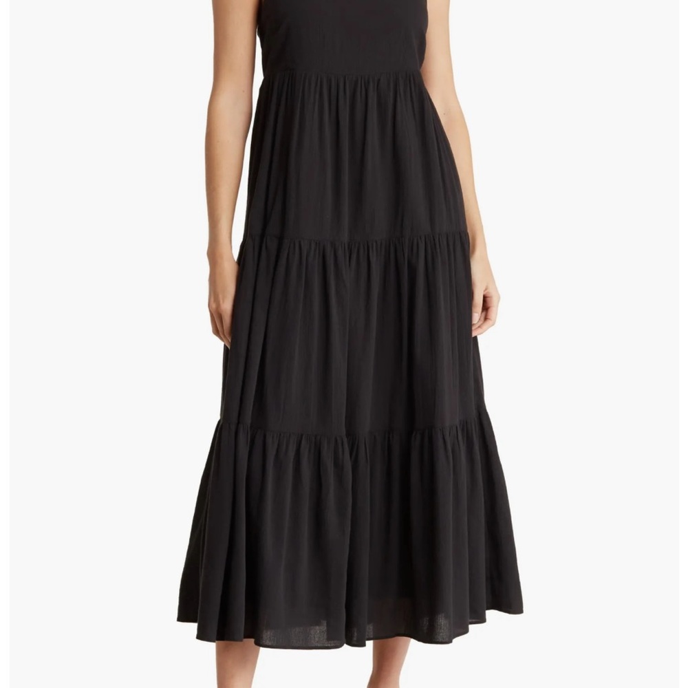 Madewell Navy Tiered Dress